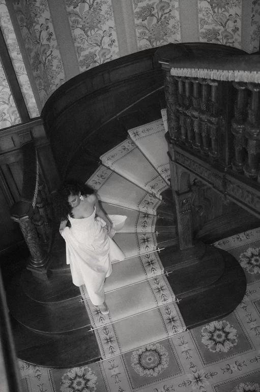 Wedding photography at Chateau Mirambeau near Bordeaux with historic architecture